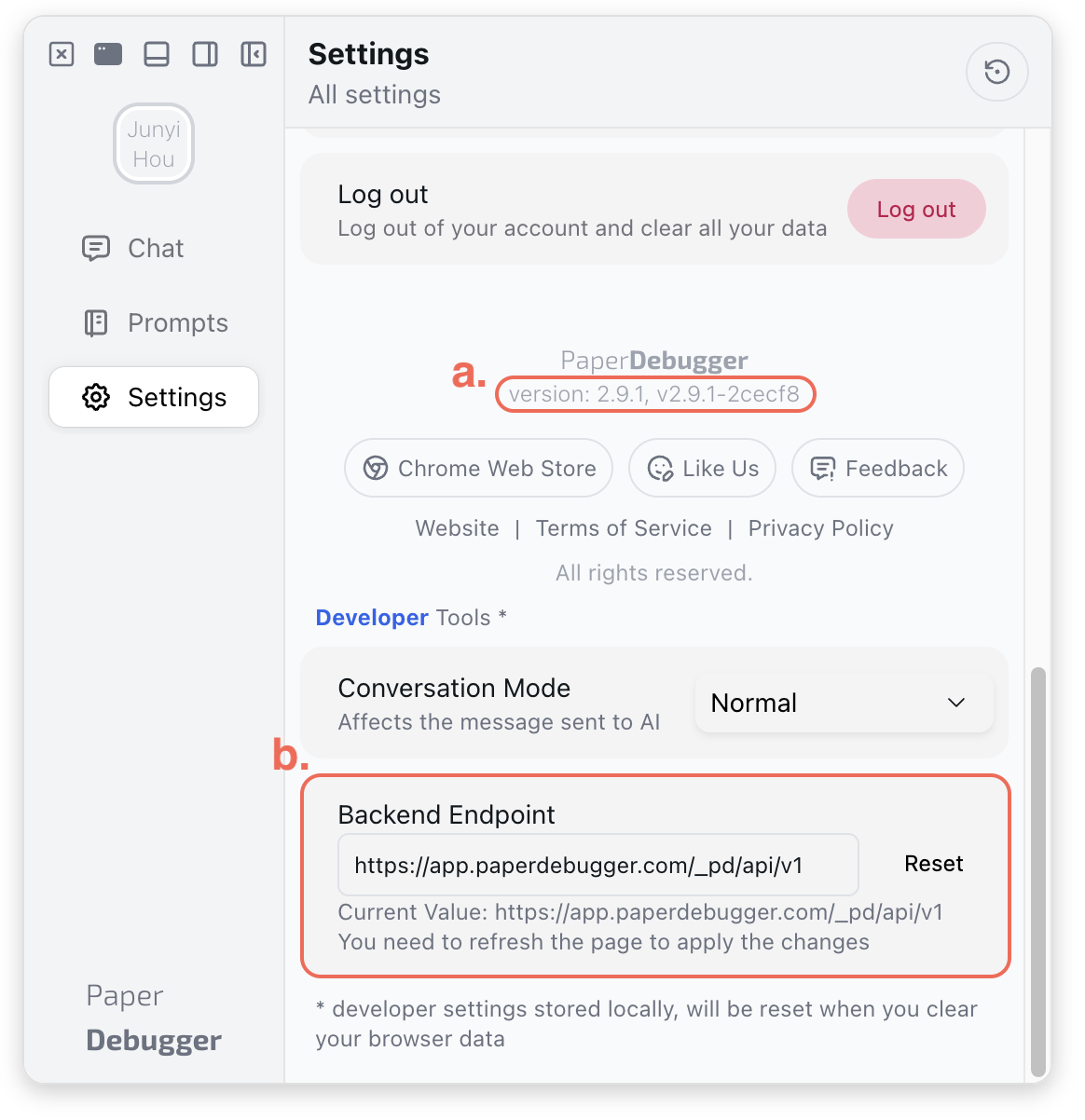 Custom Endpoint Configuration